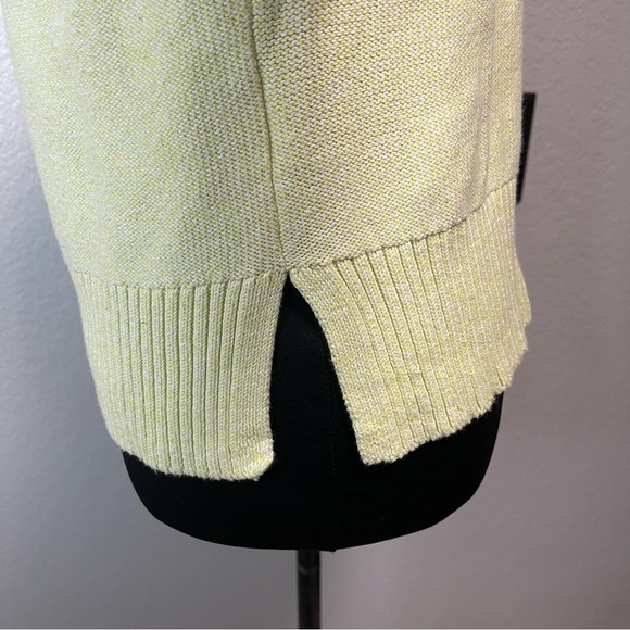 Anthropologie Emily Green Cotton Sweater Tie at Neck Back Size XS - Picture 4 of 9